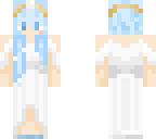 blue hair prom