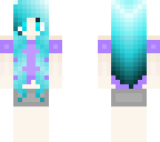 blue haired girl