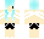 blue haired girl