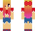bow and shorts