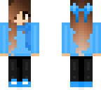 cute blue scraf