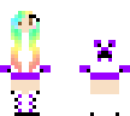cute creeper hoodie girl