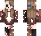 fancy flower skull girl