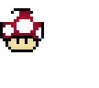mario mushroom - red