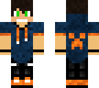 orange and blue