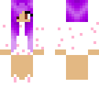 purple hair pj girl