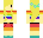 rainbow chibi girl