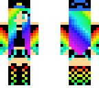 rainbow girl