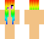 rainbow hair base
