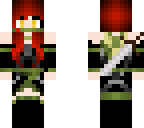 red hair ninja