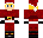 someones christmas boy skin with blond hair