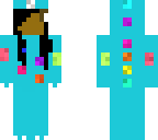 blue dinosaur girl