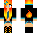 blue fire hoodie
