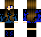 blue flame jacket and shorts