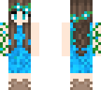 blue flower nature elf