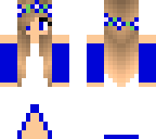blue party dress