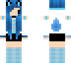 chibi water kitty girl