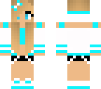 cute cyan girl