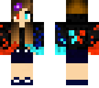 cute fire ice girl