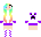 cute rainbow girl