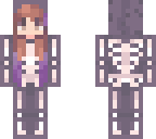 edited skeleton girl