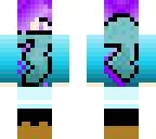 girl with the blue scarf