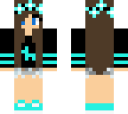llama girl blue