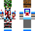 my minecraft halloween skin edited version
