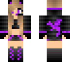 neko gamer girl purple