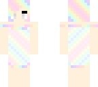 pastel rainbow girl
