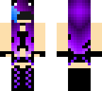 punk evil kitty purple