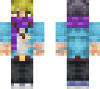 purple scarf
