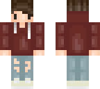 red sweater skin