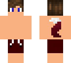 red swim skin