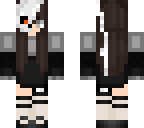 wolf skeleton girl