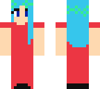 blue hair