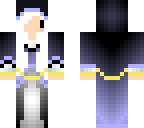 chibi white hair witch
