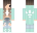 edit of blue adidas girl