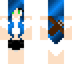 elf blue haired girl