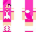pink school girl wolf