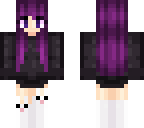 purple hair girl