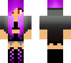 purple hair girl