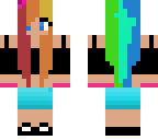 rainbow school girl