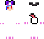 vinyl scatch in a mangle costume with a tail