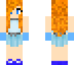 blue dress girl