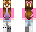 brown hair pink