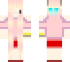 chibi pink long hair