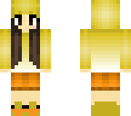 chicken girl my new minecraft skin
