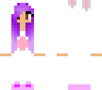 halloween purple haired girl
