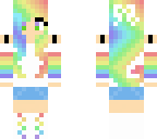 rainbow girl